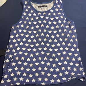Stars American theme tank for men